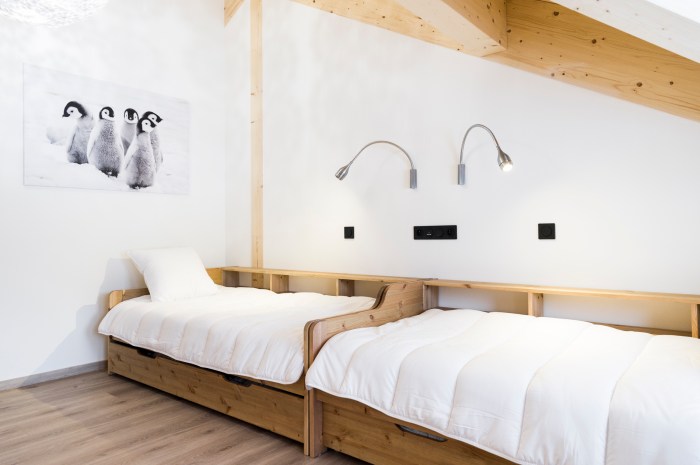 Chambre pingouins chalet Prémanon jura